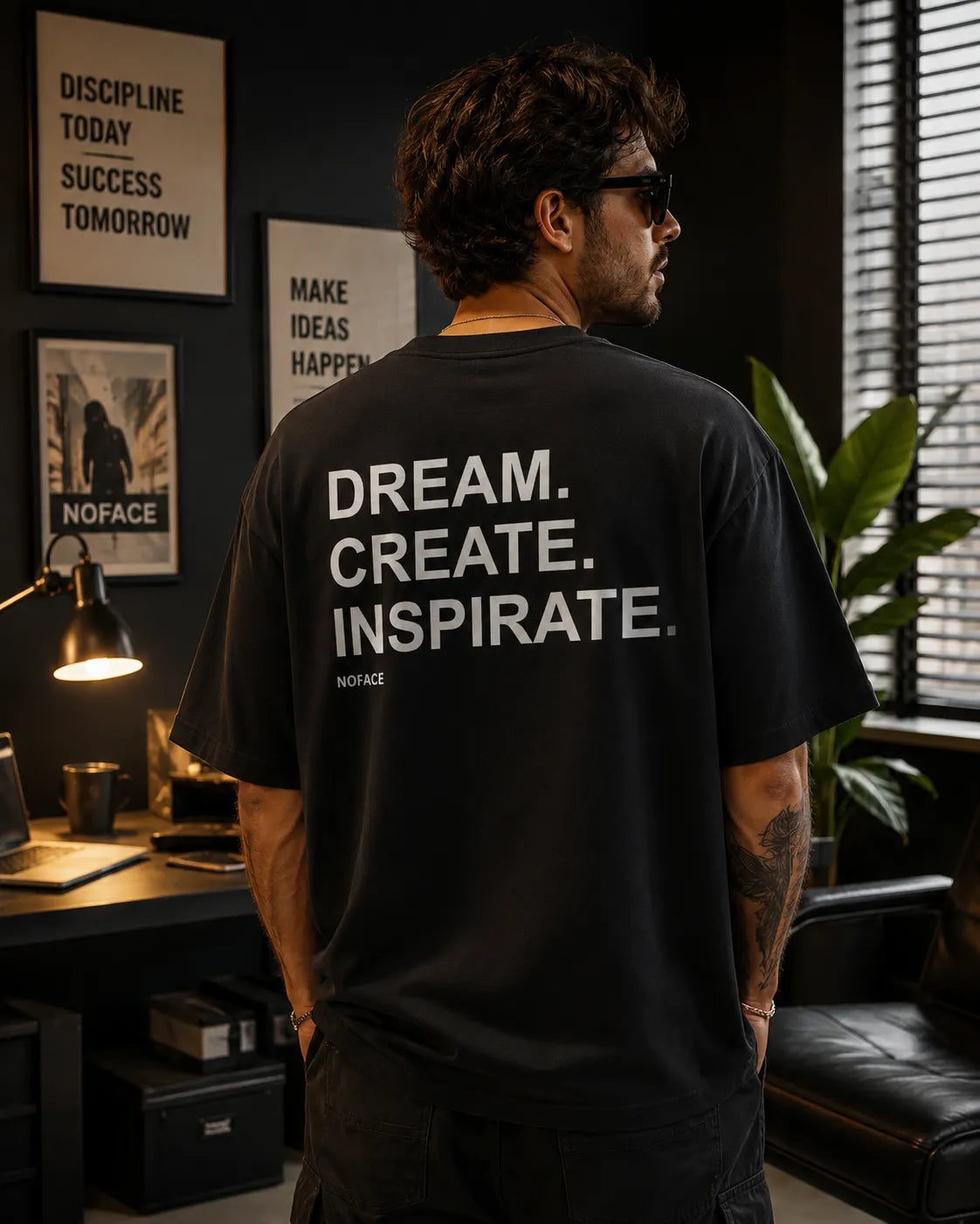 Camisa Oversized Dream Preta