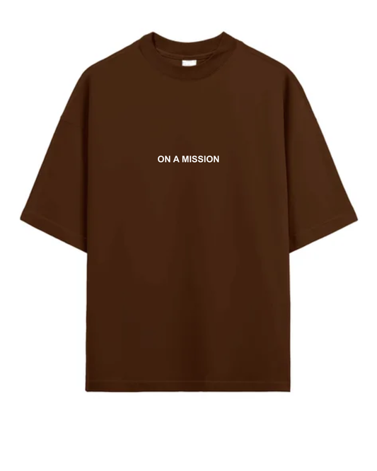 Camisa Oversized On a Mission Marrom